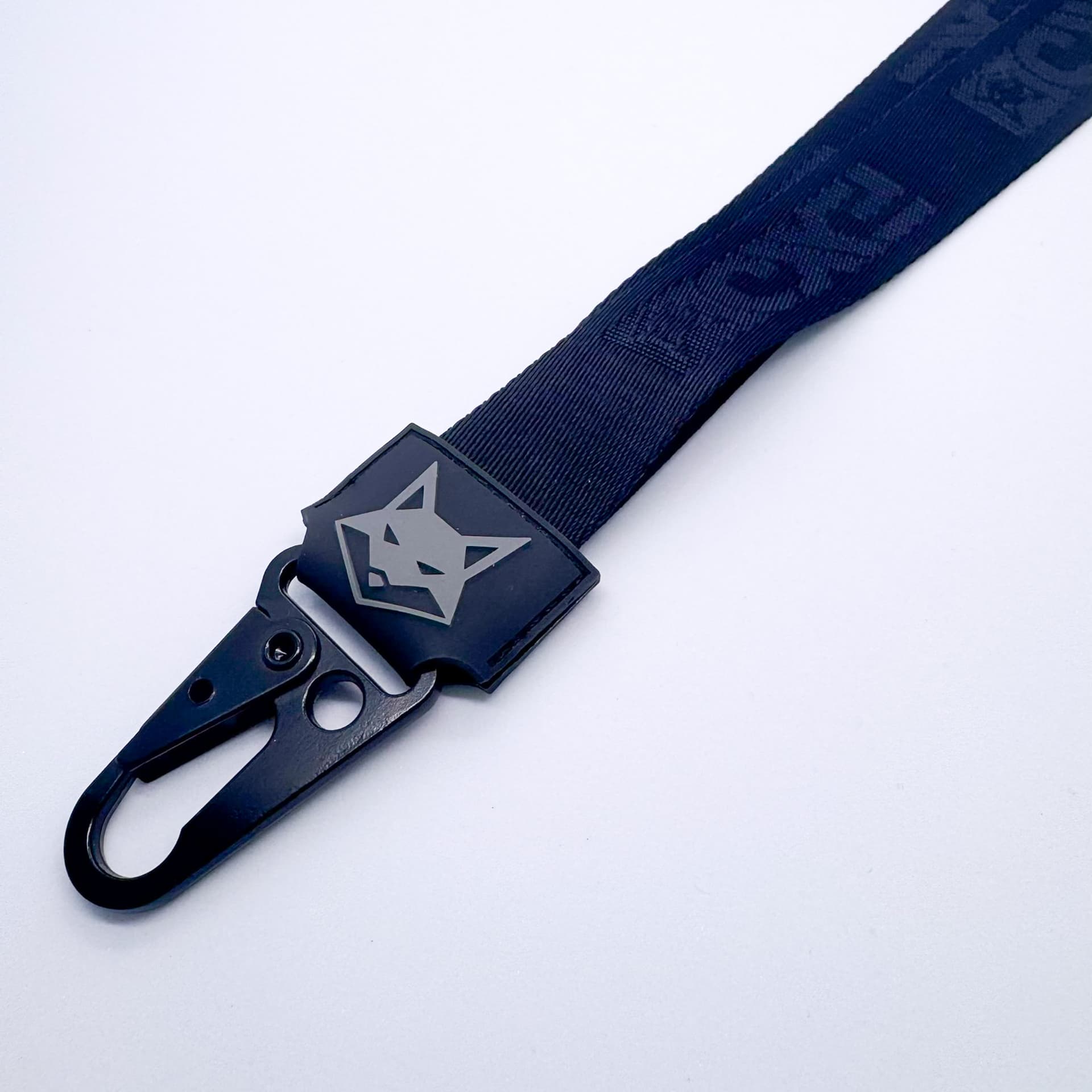 Leather / Silicone Patch Point Lanyard — view 4
