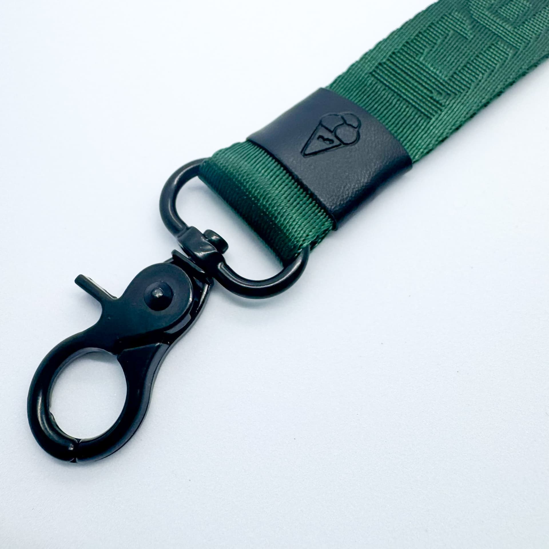 Leather / Silicone Patch Point Lanyard — view 3