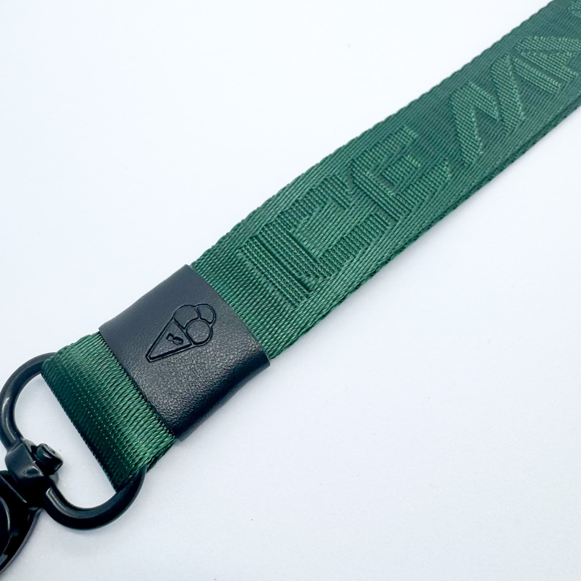 Leather / Silicone Patch Point Lanyard — view 2
